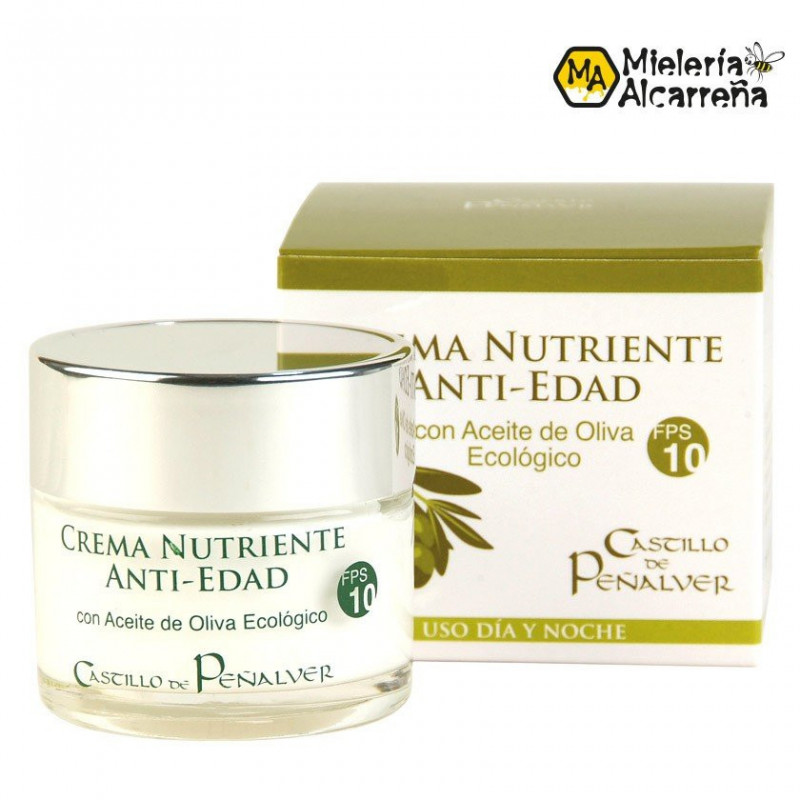 Crema nutriente antiedad aceite de oliva fps 10 (50 ml)