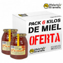 Pack 6 Kg Miel Multifloral CASTILLO DE PEÑALVER